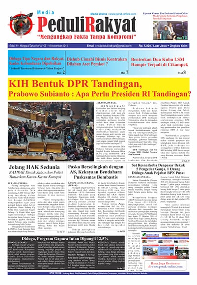 Koran Peduli Rakyat Edisi 111