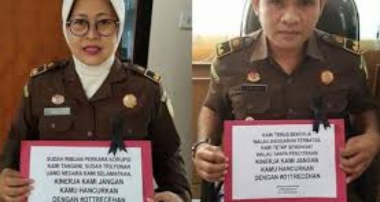 OTT RECEHAN, Protes Jaksa Kepada KPK?