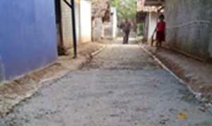 Diduga LPMD Tanjungrasa Kerjakan Jalan Gang Asal-asalan