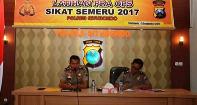 Polres Situbondo Operasi Sikat Semeru 2017