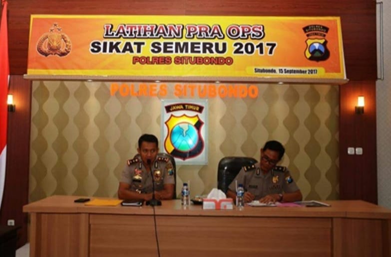 Polres Situbondo Operasi Sikat Semeru 2017