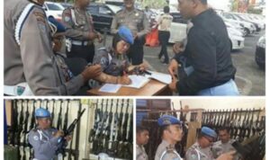 Propam Polda Bali Cek Senpi