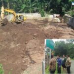 Guntur Priambodo Tinjau Pembangunan Embung Gombengsari