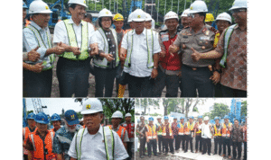 Sejumlah Menteri Kunjungi Pembangunan Underpass Simpang Tugu Ngurah Rai