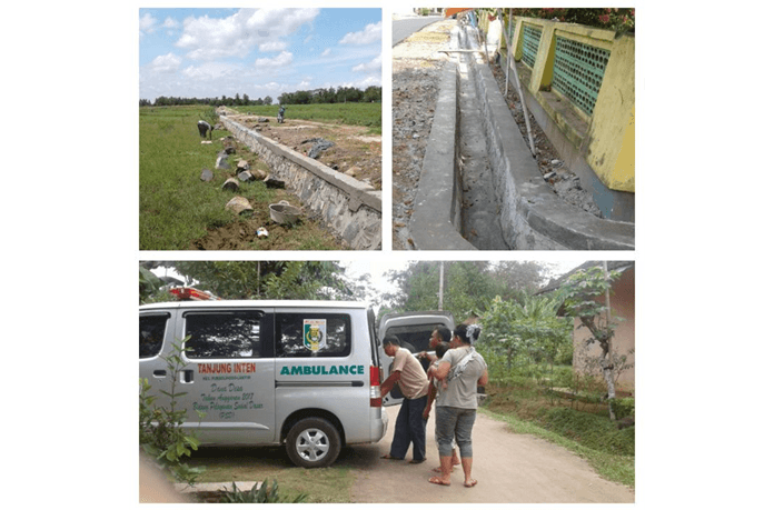 Desa Tanjung Inten Wujudkan DD Untuk Infrastruktur dan Ambulans