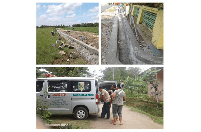 Desa Tanjung Inten Wujudkan DD Untuk Infrastruktur dan Ambulans