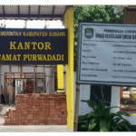 Diduga Pekerjaan Kantor Kecamatan Purwadadi Menyimpang
