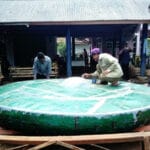 Mengukir Sejarah Kampungnya, Warga Dusun Cigoong Subang Buat Gong Raksasa