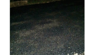 Pekerjaan Jalan Hotmix DD Pasirmuncang Diduga Asal Jadi