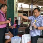 Polsek Muncar Geledah Warung Miras Wiwin