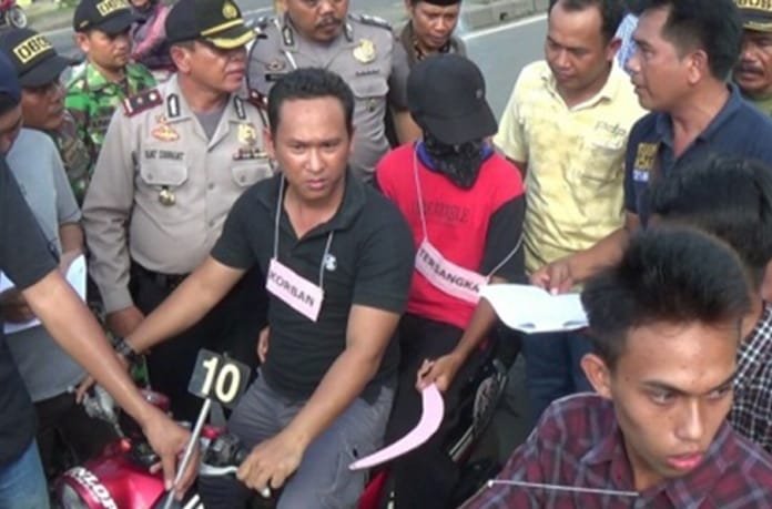 Polsek Patokbeusi Gelar Rekonstruksi Tewasnya Pelajar SMP