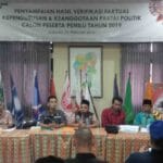 KPU Subang Rapat Verifikasi Partai