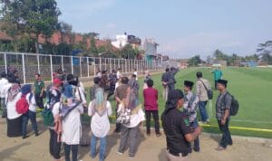 Anggota DPR RI Fraksi PKB Kunjungi Lapang Bola Sakti Lodaya Tasikmalaya