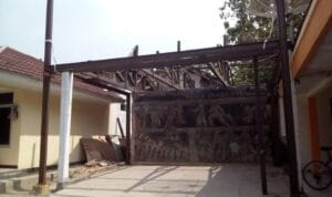 Usai Diberitakan, Pembangunan Ruang Kantor Desa Cidadap Dilanjut Lagi