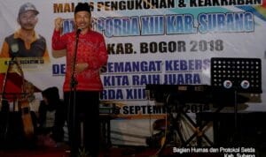Pengukuhan 97 Atlet Porda Kab. Subang