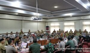 Rakor Persiapan Pilkades Serentak Kab. Subang