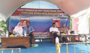 6 Desa di Kecamatan Tambakdahan Rayakan Pesta Demokrasi Tertib dan Aman