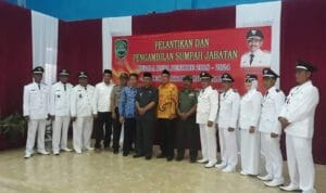 Plt Bupati Subang Lantik 8 Kades Terpilih Di Pabuaran