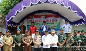 PLt. Bupati Bersama Forkopimda Tinjau Pelaksanaan Pilkades Serentak