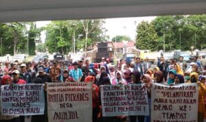 Kades Terpilih Tetap Dilantik, Massa Pendukung Yang Kalah Mengaku Tertipu
