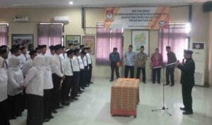 KPU Lantik 60 PPK Yang Baru