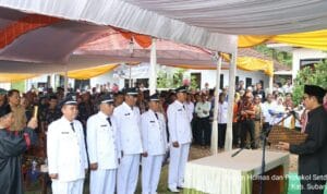Pelantikan 5 Kades Se-Kecamatan Cijambe