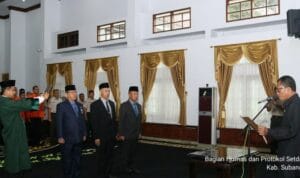 Pelantikan Sekda Subang Pelantikan 3 Pejabat Tinggi Pratama Subang
