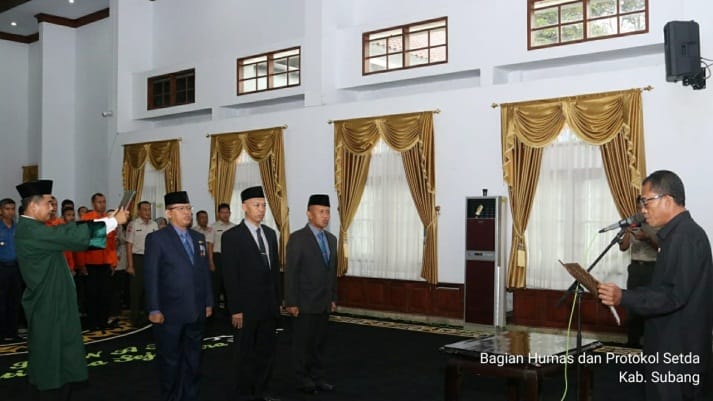 Pelantikan 3 Pejabat Tinggi Pratama Subang