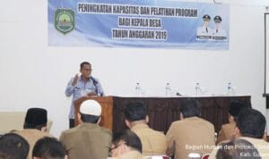 Peningkatan Kapasitas Dan Pelatihan Program Bagi Kades