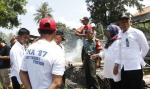 Bupati Subang Tinjau Normalisasi Sungai Dan Perbaikan Pintu Air