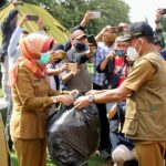 Apel Gelar Pasukan PSBB Di Kab. Subang