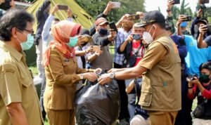 Apel Gelar Pasukan PSBB Di Kab. Subang
