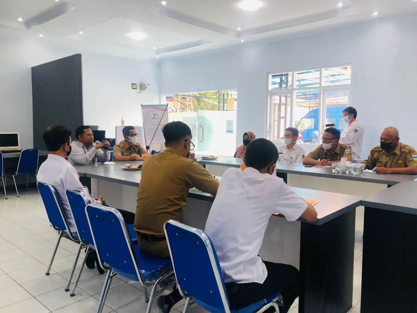 KPU Garut Kunker ke Diskominfo Garut Terkait Penyebarluasan Informasi Pemilu