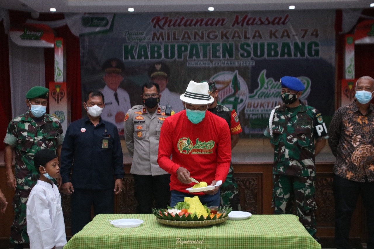 Subang Milangkala Ke 74, Pemkab Subang Adakan Khitanan Massal2