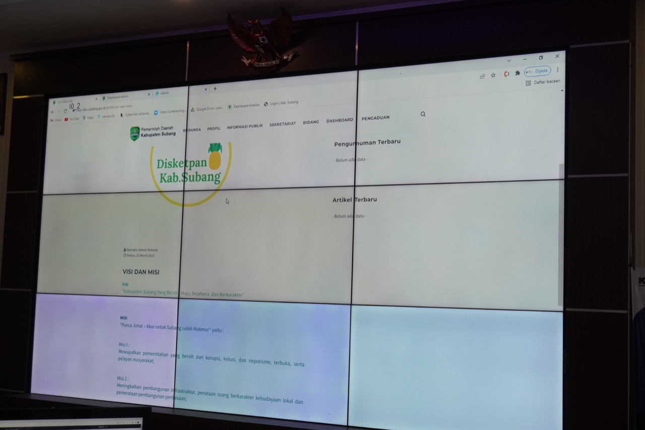 Subang Siap Terapkan Website E- Command Center2