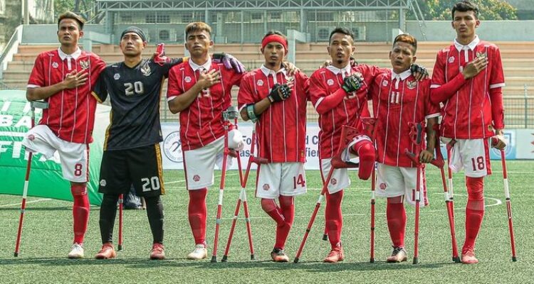 Timnas Sepak Bola Amputasi Indonesia Mampu Lolos Ke Piala Dunia 2022