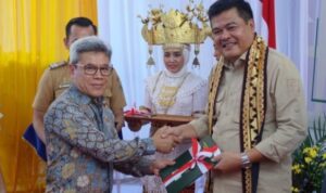 Bupati Lamteng Hadiri Acara Pencanangan Zona Integritas
