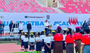 Presiden Jokowi Harap Pemain Legenda Sepak Bola, Papua Football Academy