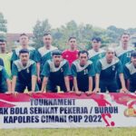 Turnamen Sepak Bola Kapolres Cimahi Cup Meriahkan HUT RI ke-77