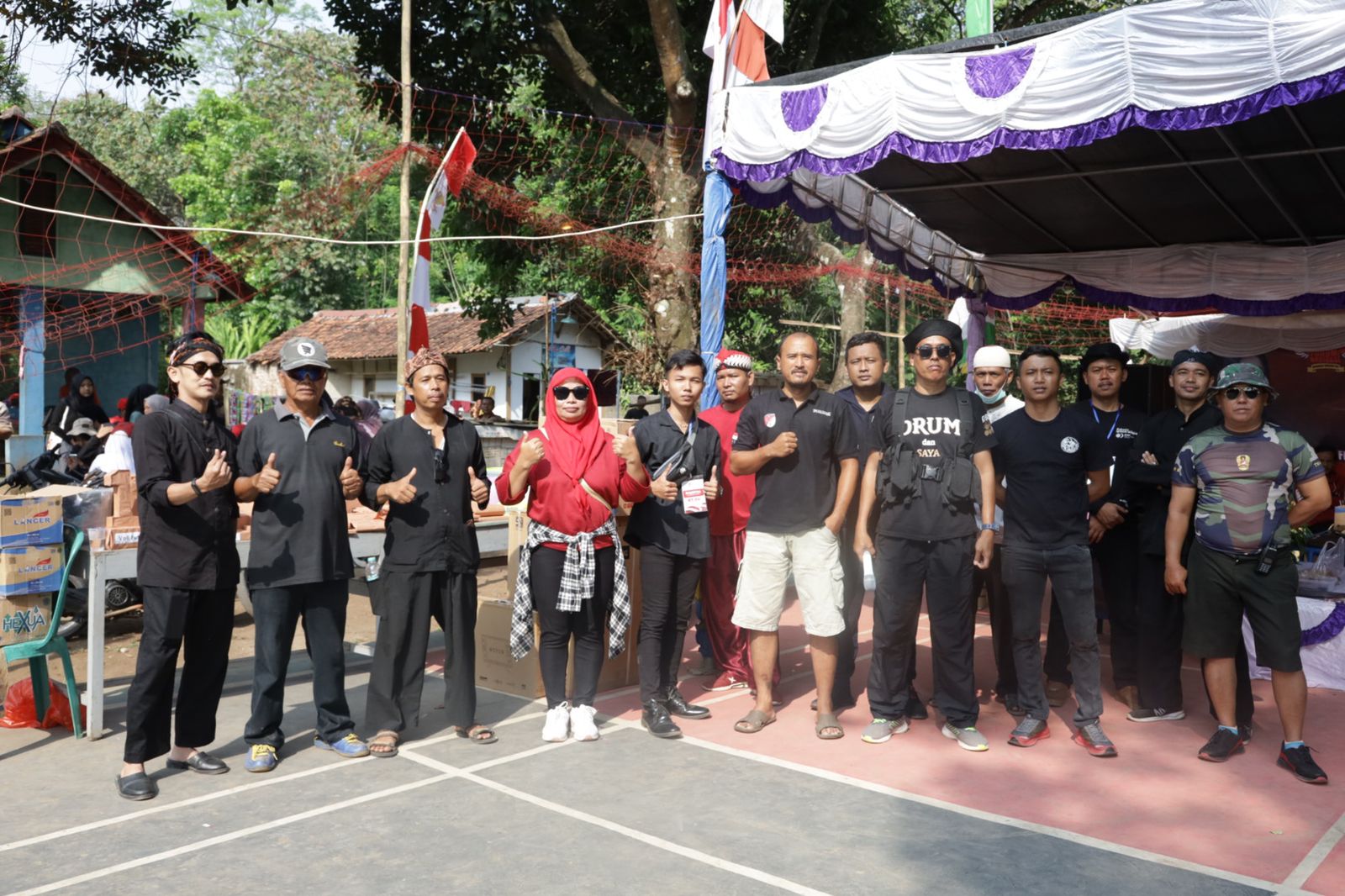 Warga Blok Dangdeur Gelar Gebyar Jalan Santai Rayakan HUT RI ke 77,1