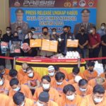 Polresta Sidoarjo Sukses Amankan 73 Tersangka Narkoba Dari 61 Perkara
