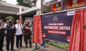 Sekda Subang Hadiri Peluncuran Rumah Restorative Justice Kejari Subang