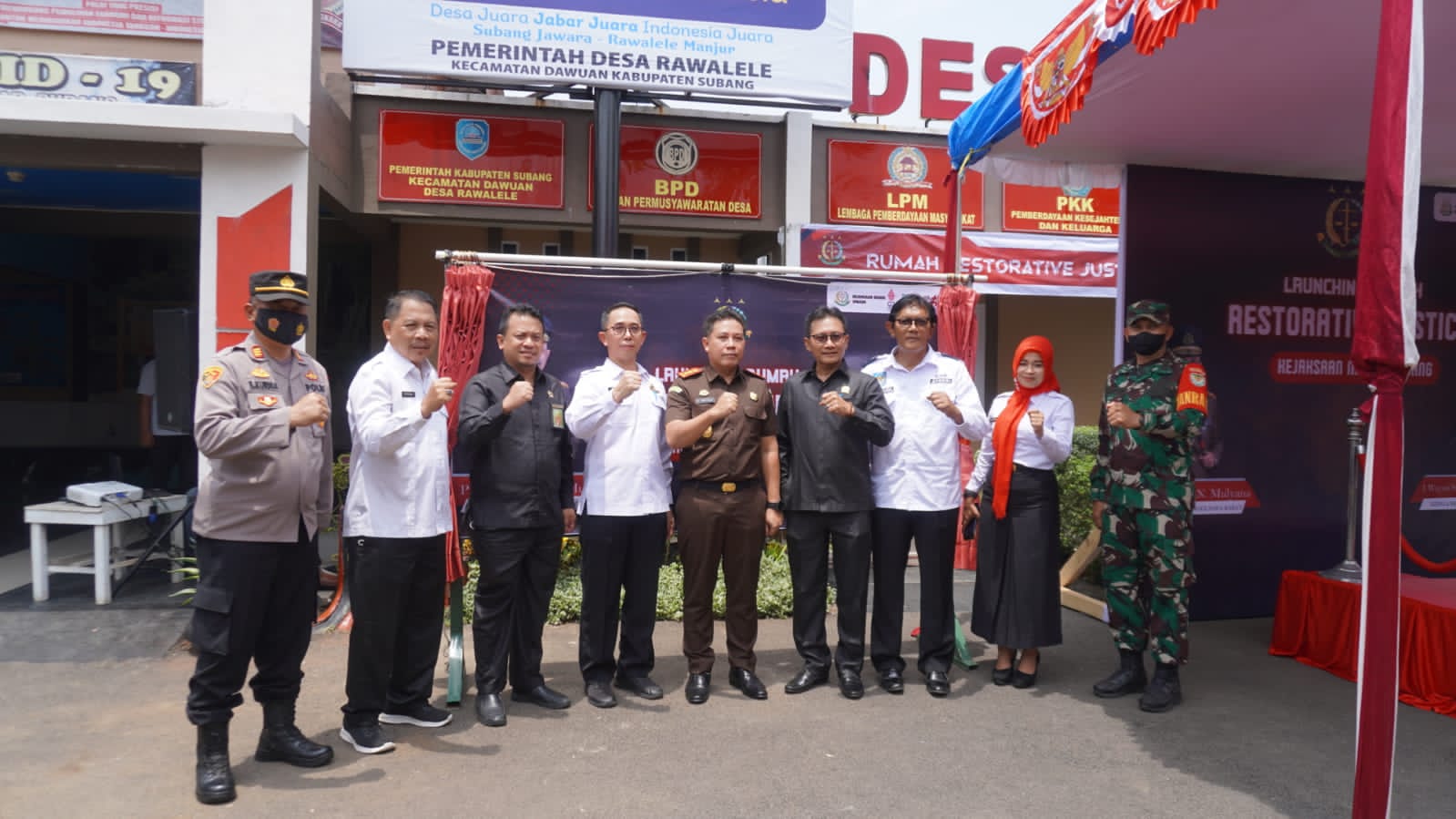Sekda Subang Hadiri Peluncuran Rumah Restorative Justice Kejari Subang2