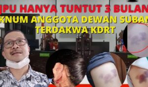 JPU Tuntut Oknum DPRD Subang Terdakwa KDRT Hanya 3 Bulan, Inilah Bekas Luka Yang Dialami Istri