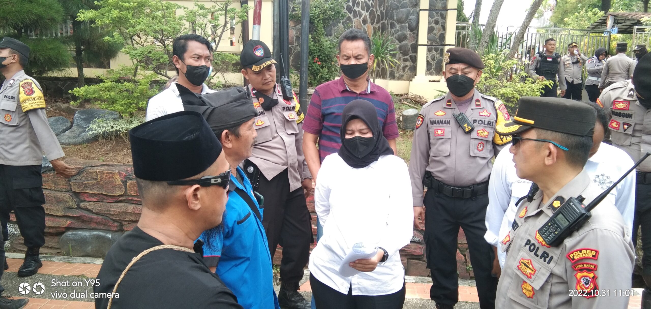 Kecam Main Hakim Sendiri dan Desak Polisi Bersikap Netral, FMP Jabar kembali Demo Mapolres Subang2