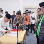 Amalindo Resmi Lantik Sulaiman Kohar Ketua ICMI Orda 2022-2027 Kota Lubuklinggau