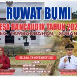 Ruwat Bumi di Desa Rancaudik diwarnai Panggung Sandiwara dan Operasi Pasar Murah (OPM)