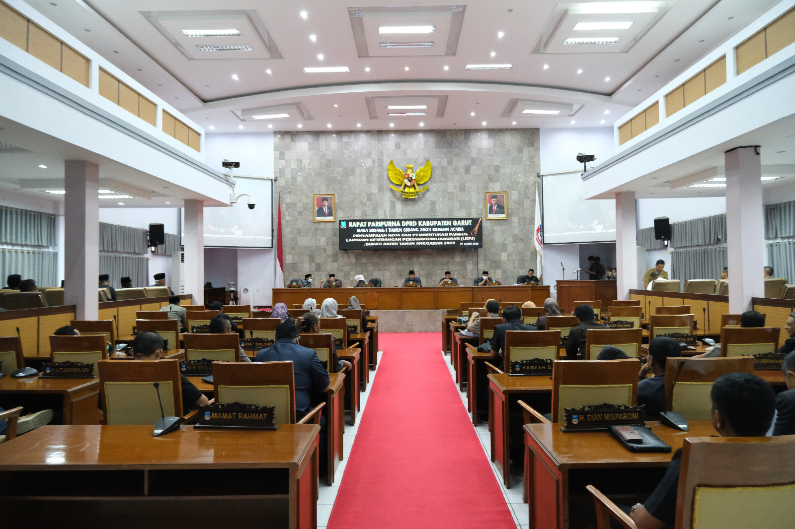 Bupati Garut Sampaikan Nota Pengantar LKPJ TA 20221