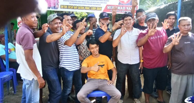 Muhammad Nasir Terpilih Jadi Kepala Desa Air Satan