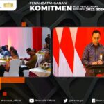 Pemkab Indramayu Ikuti Kegiatan Penandatanganan Komitmen Aksi Pencegahan Korupsi